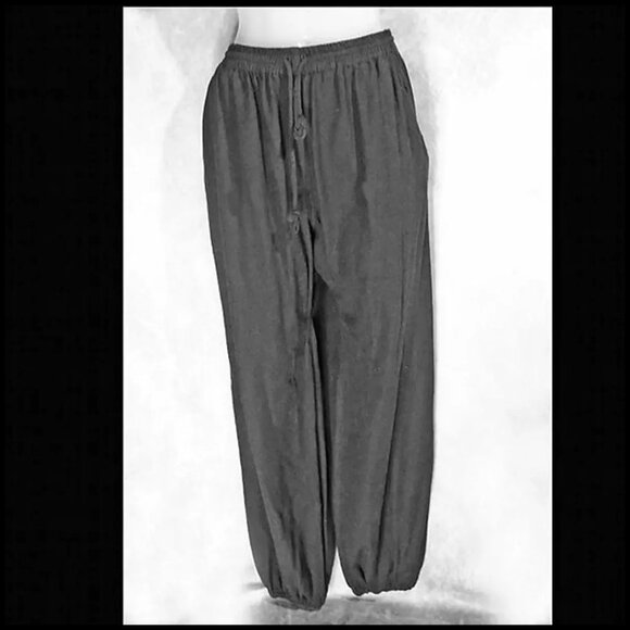 Plus Size Black Pant Suit, Original Tang Kung Fu, Martial Arts Vintage 90s - Picture 7 of 16